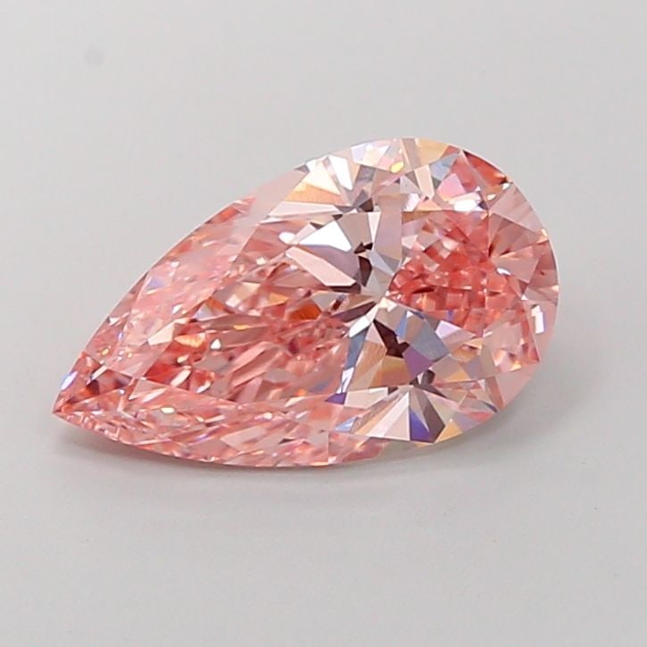 Loose Diamond - PEAR 4.08ct Fancy Vivid Pink VS1: Loose Diamond - PEAR 4.08ct Fancy Vivid Pink VS1 Source: This is a real non-mined Diamond that has been grown in a lab Shape: PEAR Carats: 4.08 Color: Fancy Vivid Pink Certification: IGI Video: