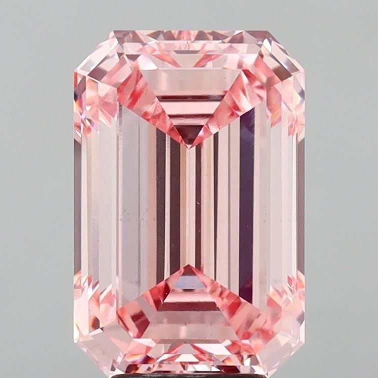 Loose Diamond - EMERALD 5.34ct Fancy Intense Pink VS2 (1 of 1)