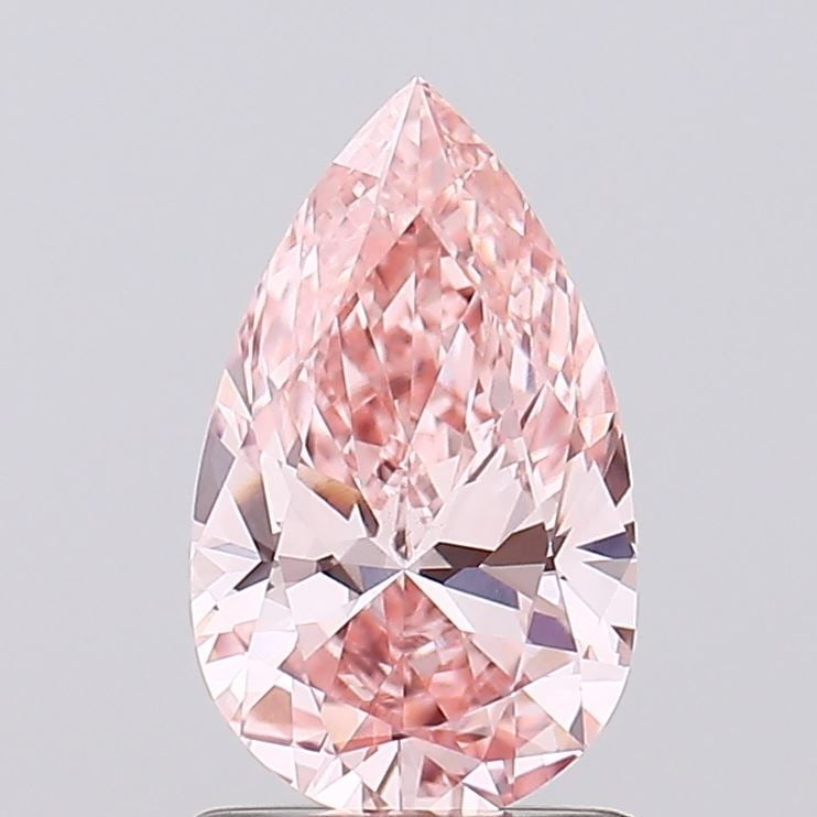 Loose Diamond - PEAR 1.03ct Fancy Vivid Pink VS1: Loose Diamond - PEAR 1.03ct Fancy Vivid Pink VS1 Source: This is a real non-mined Diamond that has been grown in a lab Shape: PEAR Carats: 1.03 Color: Fancy Vivid Pink Certification: IGI Video: