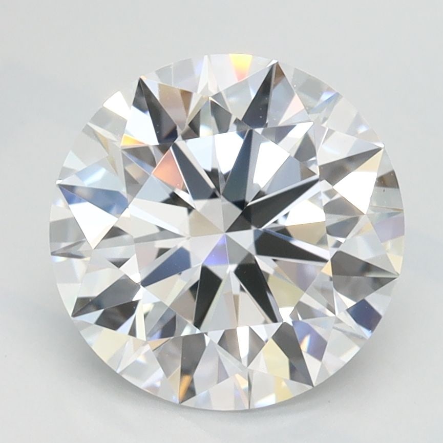 Ideal Loose Diamond - ROUND 2.07ct D IF: Ideal Loose Diamond - ROUND 2.07ct D IF Source: This is a real non-mined Diamond that has been grown in a lab Shape: ROUND Carats: 2.07 Color: D Clarity: IF Certification: IGI Video:
