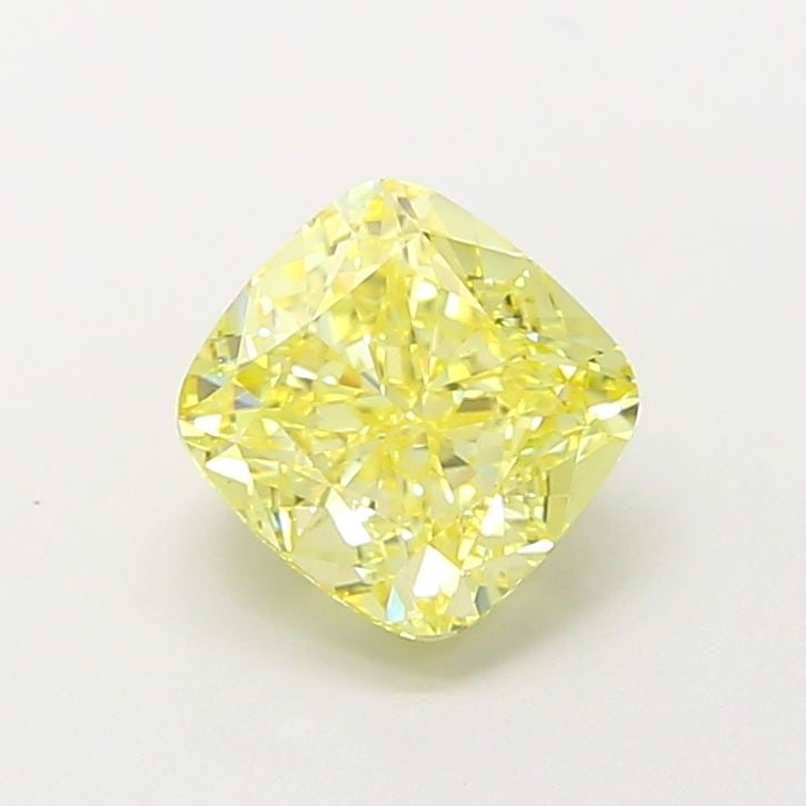 Loose Diamond - CUSHION MODIFIED 2.03ct Fancy Intense Yellow VS2: Loose Diamond - CUSHION MODIFIED 2.03ct Fancy Intense Yellow VS2 Source: This is a real non-mined Diamond that has been grown in a lab Shape: CUSHION MODIFIED Carats: 2.03 Color: Fancy Intense