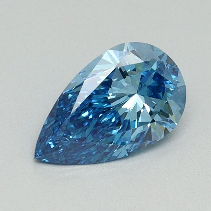 Loose Diamond - PEAR 0.57ct Fancy Blue VS2: Loose Diamond - PEAR 0.57ct Fancy Blue VS2 Source: This is a real non-mined Diamond that has been grown in a lab Shape: PEAR Carats: 0.57 Color: Fancy Blue Certification: NONE Video:
