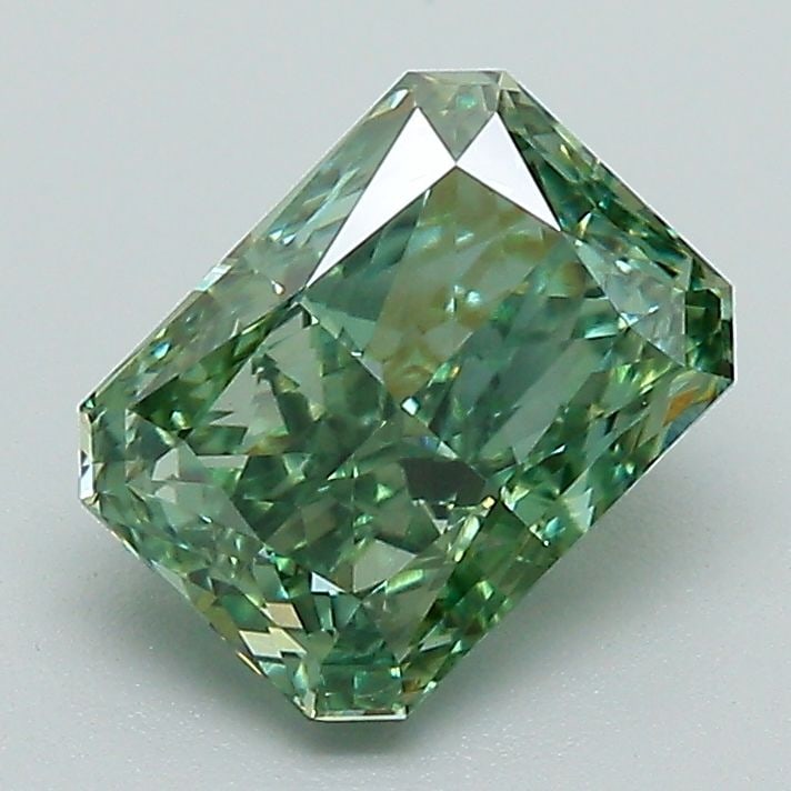 Loose Diamond - RADIANT 1.58ct Fancy Vivid Green VVS2 (1 of 1)
