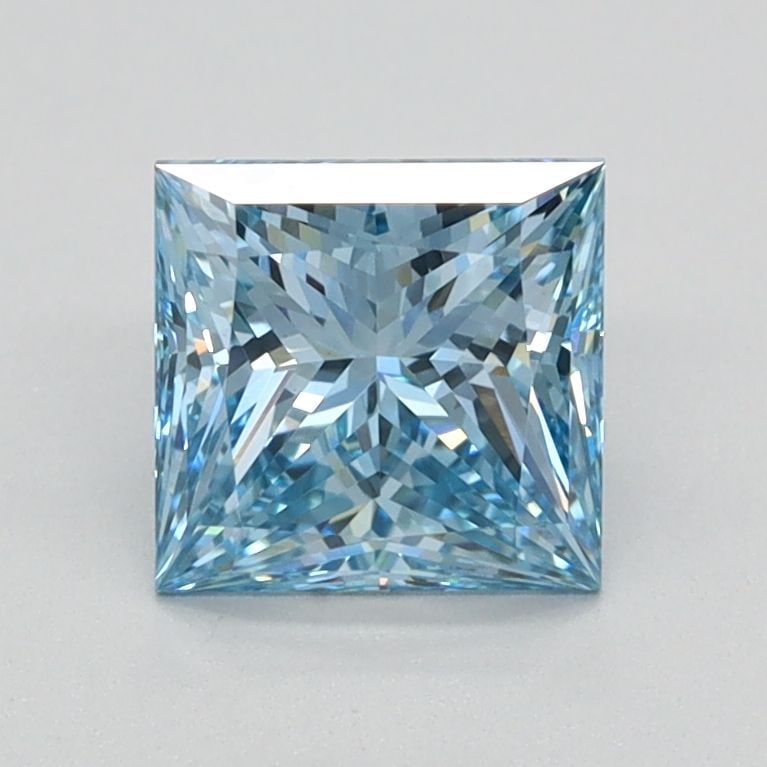 Loose Diamond - PRINCESS 1.1ct Fancy Vivid Blue VS1: Loose Diamond - PRINCESS 1.1ct Fancy Vivid Blue VS1 Source: This is a real non-mined Diamond that has been grown in a lab Shape: PRINCESS Carats: 1.1 Color: Fancy Vivid Blue Certification: IGI Video: