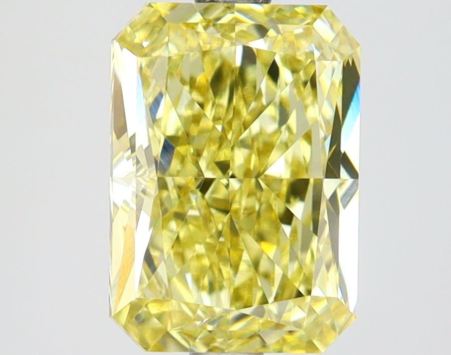 Loose Diamond - RADIANT 3.06ct Fancy Intense Yellow VVS2: Loose Diamond - RADIANT 3.06ct Fancy Intense Yellow VVS2 Source: This is a real non-mined Diamond that has been grown in a lab Shape: RADIANT Carats: 3.06 Color: Fancy Intense Yellow Certification: IG