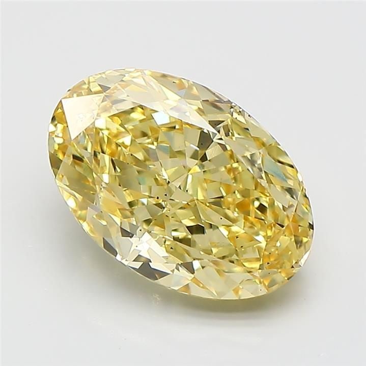 Loose Diamond - OVAL 5.07ct Fancy Intense Yellow VS2: Loose Diamond - OVAL 5.07ct Fancy Intense Yellow VS2 Source: This is a real non-mined Diamond that has been grown in a lab Shape: OVAL Carats: 5.07 Color: Fancy Intense Yellow Certification: IGI Video
