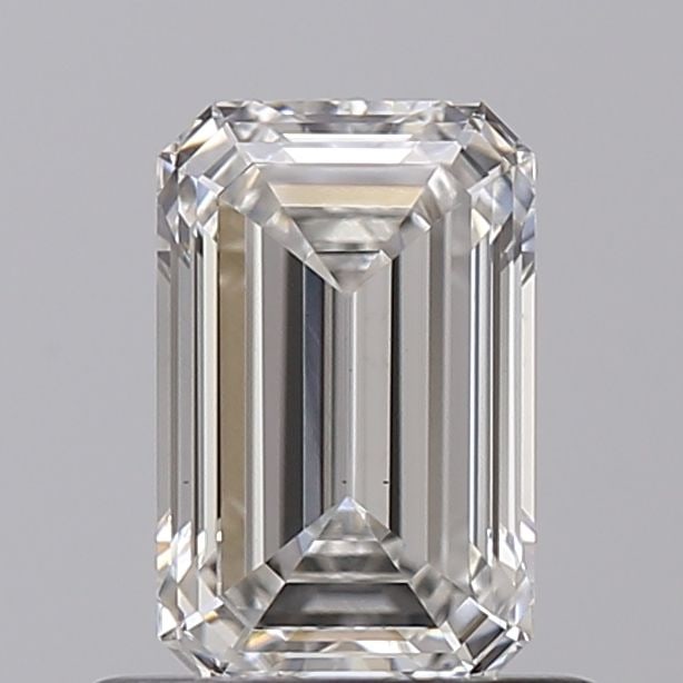 Loose Diamond - EMERALD 0.72ct F VS1: Loose Diamond - EMERALD 0.72ct F VS1 Source: This is a real non-mined Diamond that has been grown in a lab Shape: EMERALD Carats: 0.72 Color: F Clarity: VS1 Certification: IGI Video: