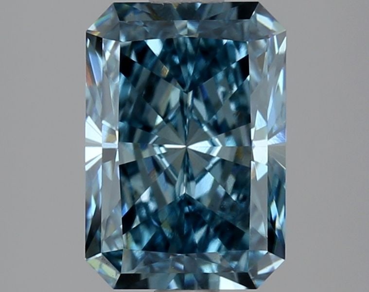 Loose Diamond - RADIANT 2.49ct Fancy Vivid Blue VS1: Loose Diamond - RADIANT 2.49ct Fancy Vivid Blue VS1 Source: This is a real non-mined Diamond that has been grown in a lab Shape: RADIANT Carats: 2.49 Color: Fancy Vivid Blue Certification: IGI Video: