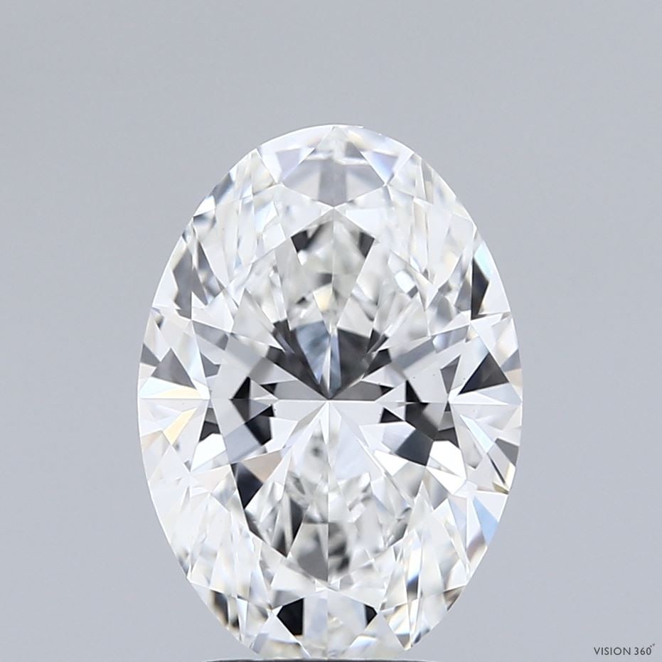 Loose Diamond - OVAL 3.0ct F VVS2: Loose Diamond - OVAL 3.0ct F VVS2 Source: This is a real non-mined Diamond that has been grown in a lab Shape: OVAL Carats: 3.0 Color: F Clarity: VVS2 Certification: IGI Video: