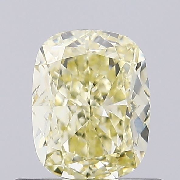 Loose Diamond - CUSHION MODIFIED 0.66ct Fancy Yellow VS1: Loose Diamond - CUSHION MODIFIED 0.66ct Fancy Yellow VS1 Source: This is a real non-mined Diamond that has been grown in a lab Shape: CUSHION MODIFIED Carats: 0.66 Color: Fancy Yellow Certification: I