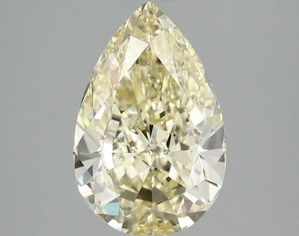 Loose Diamond - PEAR 3.04ct Fancy Intense Yellow VS1: Loose Diamond - PEAR 3.04ct Fancy Intense Yellow VS1 Source: This is a real non-mined Diamond that has been grown in a lab Shape: PEAR Carats: 3.04 Color: Fancy Intense Yellow Certification: IGI Video