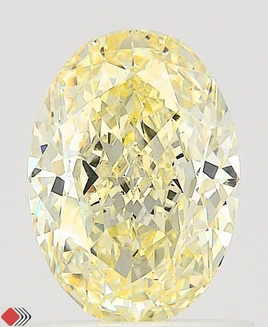 Loose Diamond - OVAL 1.16ct Fancy Light Yellow VS1: Loose Diamond - OVAL 1.16ct Fancy Light Yellow VS1 Source: This is a real non-mined Diamond that has been grown in a lab Shape: OVAL Carats: 1.16 Color: Fancy Light Yellow Certification: IGI Video: