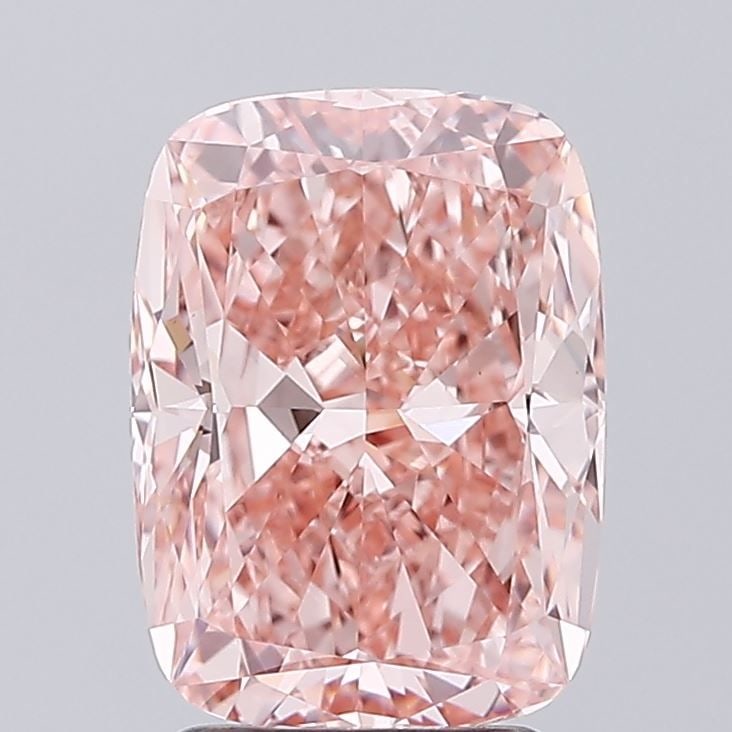 Loose Diamond - CUSHION BRILLIANT 3.01ct Fancy Vivid Pink VS1: Loose Diamond - CUSHION BRILLIANT 3.01ct Fancy Vivid Pink VS1 Source: This is a real non-mined Diamond that has been grown in a lab Shape: CUSHION BRILLIANT Carats: 3.01 Color: Fancy Vivid Pink Certif