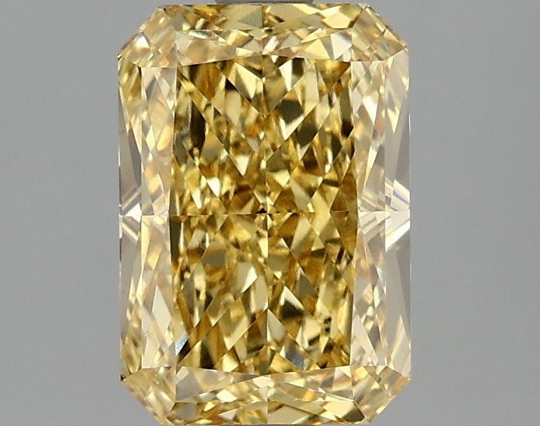 Loose Diamond - RADIANT 2.09ct Fancy Vivid Yellow VVS2: Loose Diamond - RADIANT 2.09ct Fancy Vivid Yellow VVS2 Source: This is a real non-mined Diamond that has been grown in a lab Shape: RADIANT Carats: 2.09 Color: Fancy Vivid Yellow Certification: IGI Vi