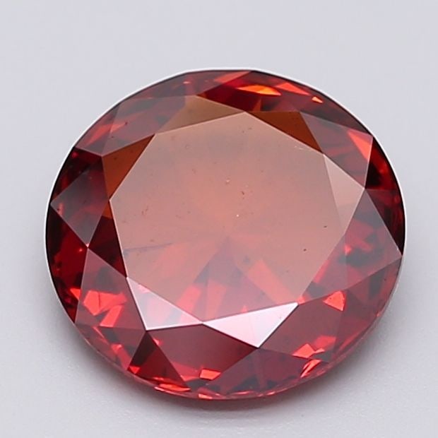 Loose Diamond - ROUND 2.47ct Fancy Deep Orange SI2: Loose Diamond - ROUND 2.47ct Fancy Deep Orange SI2 Source: This is a real non-mined Diamond that has been grown in a lab Shape: ROUND Carats: 2.47 Color: Fancy Deep Orange Certification: IGI Video: