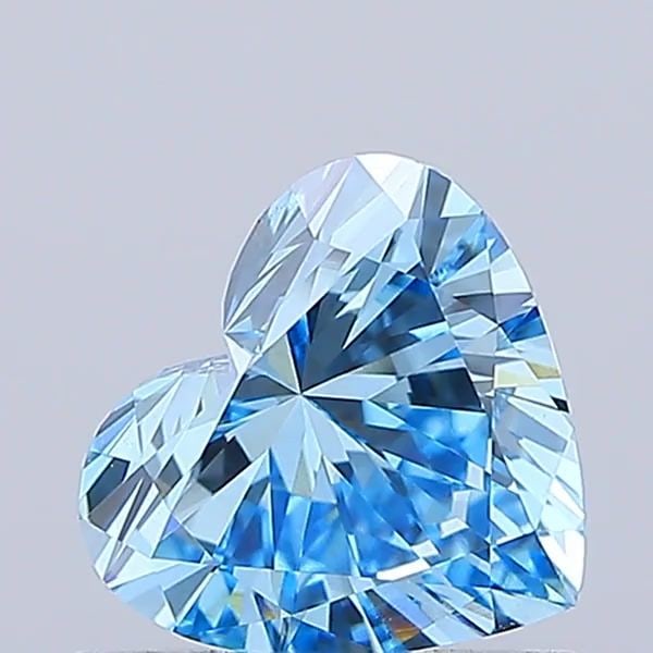 Loose Diamond - HEART 0.72ct Fancy Vivid Blue VVS2: Loose Diamond - HEART 0.72ct Fancy Vivid Blue VVS2 Source: This is a real non-mined Diamond that has been grown in a lab Shape: HEART Carats: 0.72 Color: Fancy Vivid Blue Certification: IGI Video: