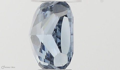 Loose Diamond - CUSHION MODIFIED 0.54ct Fancy Vivid Blue SI1: Loose Diamond - CUSHION MODIFIED 0.54ct Fancy Vivid Blue SI1 Source: This is a real non-mined Diamond that has been grown in a lab Shape: CUSHION MODIFIED Carats: 0.54 Color: Fancy Vivid Blue Certific