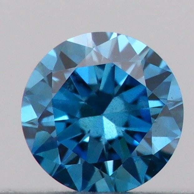 Loose Diamond - ROUND 0.09ct Fancy Vivid Blue VS2 (1 of 1)