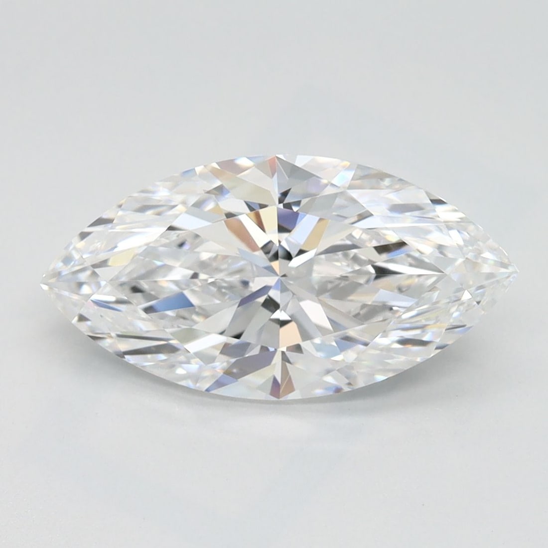 Loose Diamond - MARQUISE 2.14ct D IF: Loose Diamond - MARQUISE 2.14ct D IF Source: This is a real non-mined Diamond that has been grown in a lab Shape: MARQUISE Carats: 2.14 Color: D Clarity: IF Certification: IGI Video: