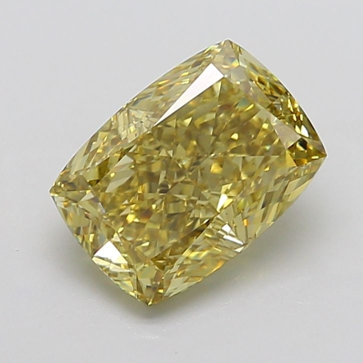 Loose Diamond - CUSHION MODIFIED 5.09ct Fancy Intense Yellow VS1: Loose Diamond - CUSHION MODIFIED 5.09ct Fancy Intense Yellow VS1 Source: This is a real non-mined Diamond that has been grown in a lab Shape: CUSHION MODIFIED Carats: 5.09 Color: Fancy Intense Yellow