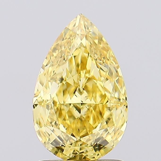 Loose Diamond - PEAR 1.6ct Fancy Vivid Yellow VS2 (1 of 1)