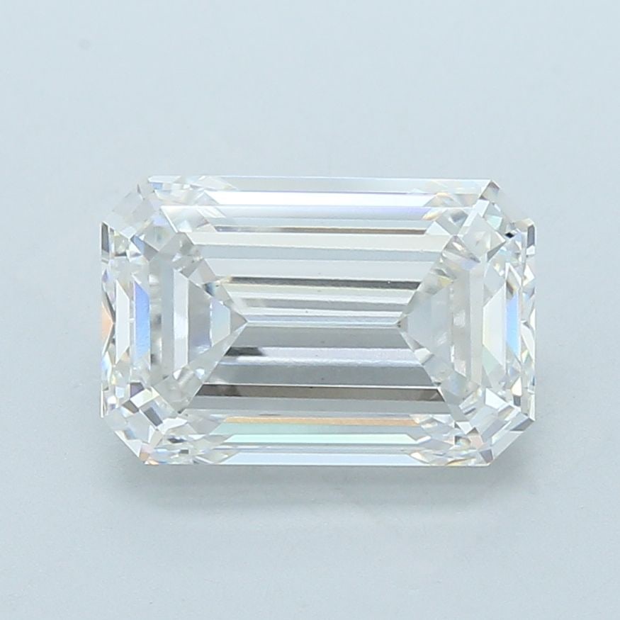 Loose Diamond - EMERALD 5.02ct F VS1: Loose Diamond - EMERALD 5.02ct F VS1 Source: This is a real non-mined Diamond that has been grown in a lab Shape: EMERALD Carats: 5.02 Color: F Clarity: VS1 Certification: IGI Video: