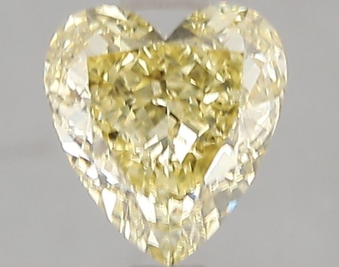 Loose Diamond - HEART 1.54ct Fancy Intense Yellow VS1: Loose Diamond - HEART 1.54ct Fancy Intense Yellow VS1 Source: This is a real non-mined Diamond that has been grown in a lab Shape: HEART Carats: 1.54 Color: Fancy Intense Yellow Certification: IGI Vid