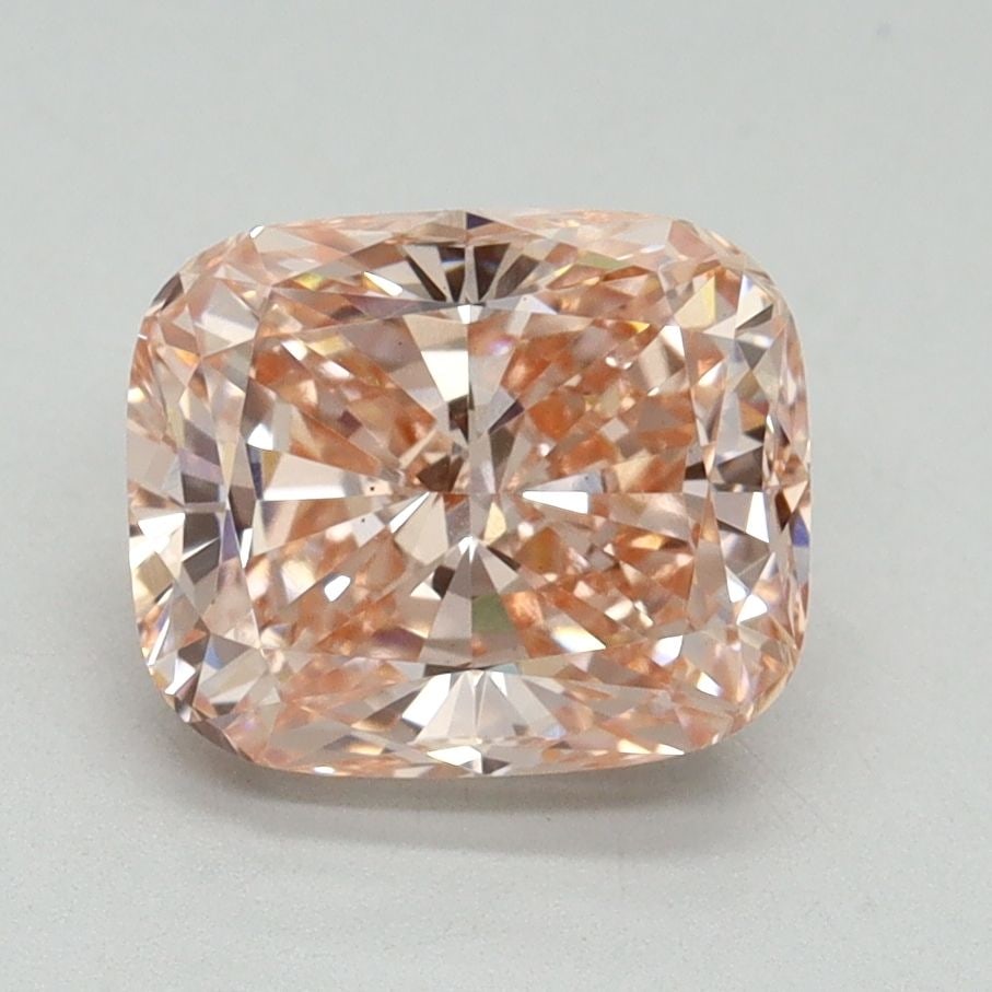 Loose Diamond - CUSHION BRILLIANT 2.12ct Fancy Intense Pink VS1: Loose Diamond - CUSHION BRILLIANT 2.12ct Fancy Intense Pink VS1 Source: This is a real non-mined Diamond that has been grown in a lab Shape: CUSHION BRILLIANT Carats: 2.12 Color: Fancy Intense Pink Ce