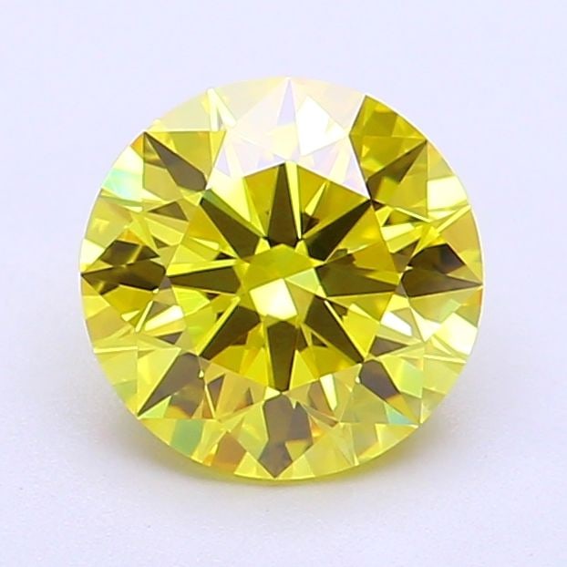 Ideal Loose Diamond - ROUND 1.6ct Fancy Vivid Yellow VVS1: Ideal Loose Diamond - ROUND 1.6ct Fancy Vivid Yellow VVS1 Source: This is a real non-mined Diamond that has been grown in a lab Shape: ROUND Carats: 1.6 Color: Fancy Vivid Yellow Certification: IGI Vi