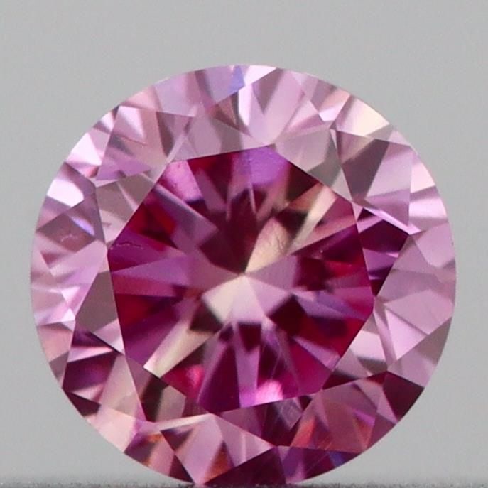 Loose Diamond - ROUND 0.18ct Fancy Intense Pink VS2 (1 of 1)