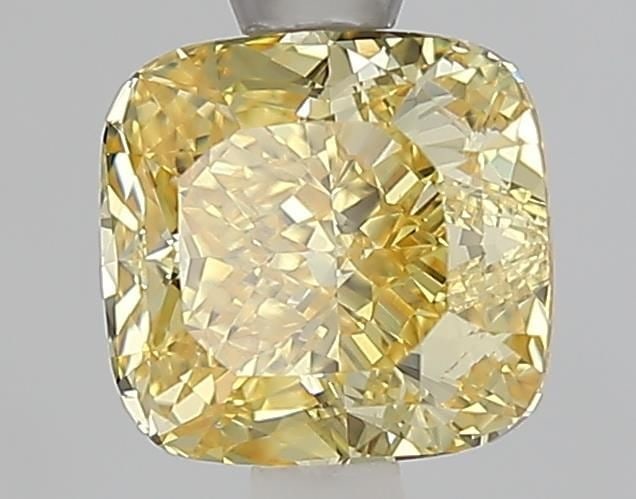 Loose Diamond - CUSHION MODIFIED 1.53ct Fancy Vivid Yellow VS1: Loose Diamond - CUSHION MODIFIED 1.53ct Fancy Vivid Yellow VS1 Source: This is a real non-mined Diamond that has been grown in a lab Shape: CUSHION MODIFIED Carats: 1.53 Color: Fancy Vivid Yellow Cert