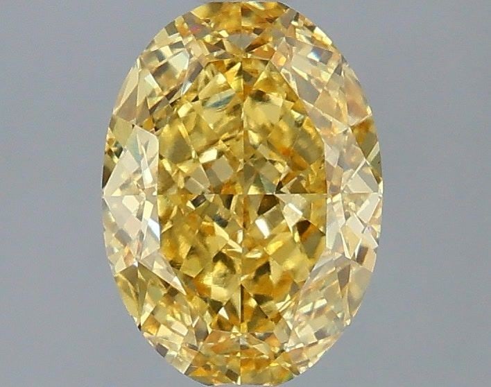 Loose Diamond - OVAL 2.05ct Fancy Vivid Yellow VS1: Loose Diamond - OVAL 2.05ct Fancy Vivid Yellow VS1 Source: This is a real non-mined Diamond that has been grown in a lab Shape: OVAL Carats: 2.05 Color: Fancy Vivid Yellow Certification: IGI Video:
