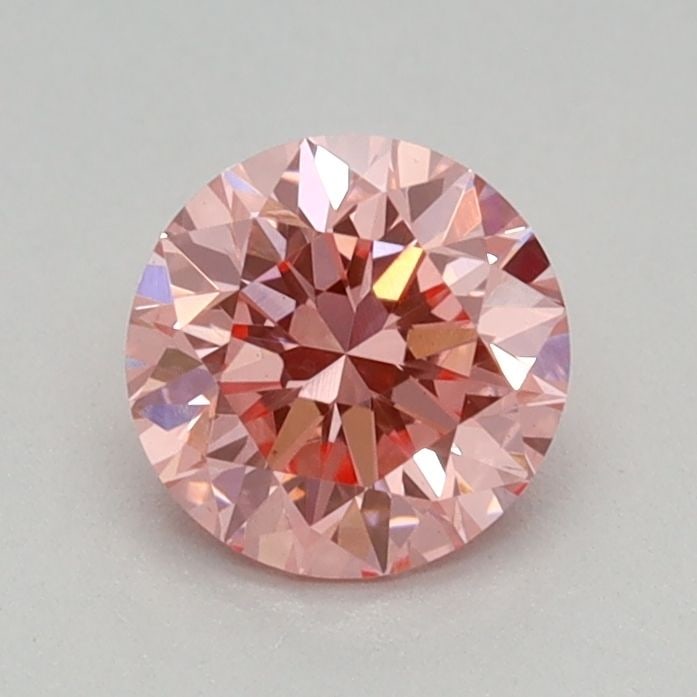 Loose Diamond - ROUND 0.43ct Fancy Vivid Pink VS1: Loose Diamond - ROUND 0.43ct Fancy Vivid Pink VS1 Source: This is a real non-mined Diamond that has been grown in a lab Shape: ROUND Carats: 0.43 Color: Fancy Vivid Pink Certification: IGI Video: