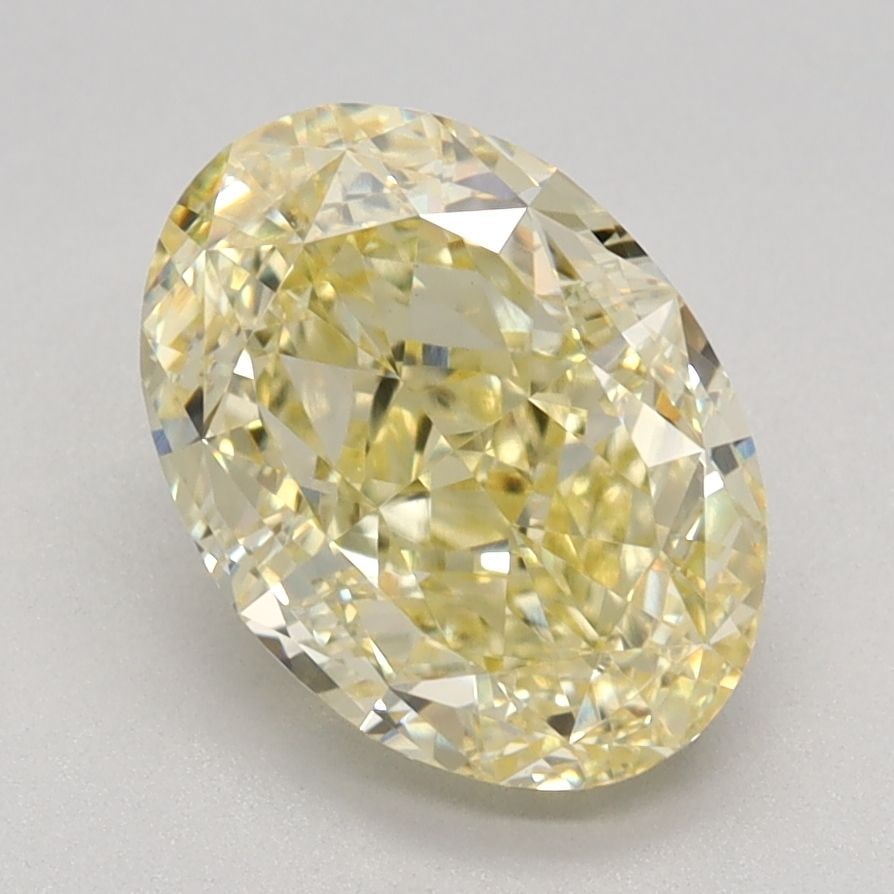 Loose Diamond - OVAL 2.16ct Fancy Intense Yellow VVS2: Loose Diamond - OVAL 2.16ct Fancy Intense Yellow VVS2 Source: This is a real non-mined Diamond that has been grown in a lab Shape: OVAL Carats: 2.16 Color: Fancy Intense Yellow Certification: IGI Vide
