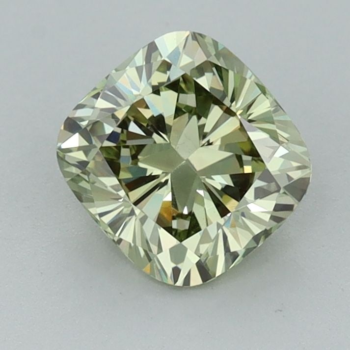 Loose Diamond - CUSHION BRILLIANT 1.19ct Fancy Intense Green VS1: Loose Diamond - CUSHION BRILLIANT 1.19ct Fancy Intense Green VS1 Source: This is a real non-mined Diamond that has been grown in a lab Shape: CUSHION BRILLIANT Carats: 1.19 Color: Fancy Intense Green