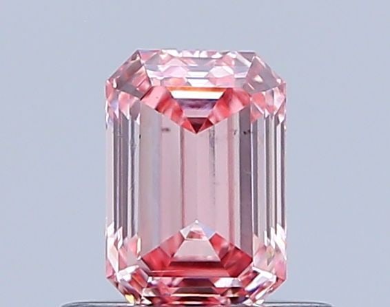 Loose Diamond - EMERALD 0.47ct Fancy Light Pinkish Pink VS2: Loose Diamond - EMERALD 0.47ct Fancy Light Pinkish Pink VS2 Source: This is a real non-mined Diamond that has been grown in a lab Shape: EMERALD Carats: 0.47 Color: Fancy Light Pinkish Pink Certificat