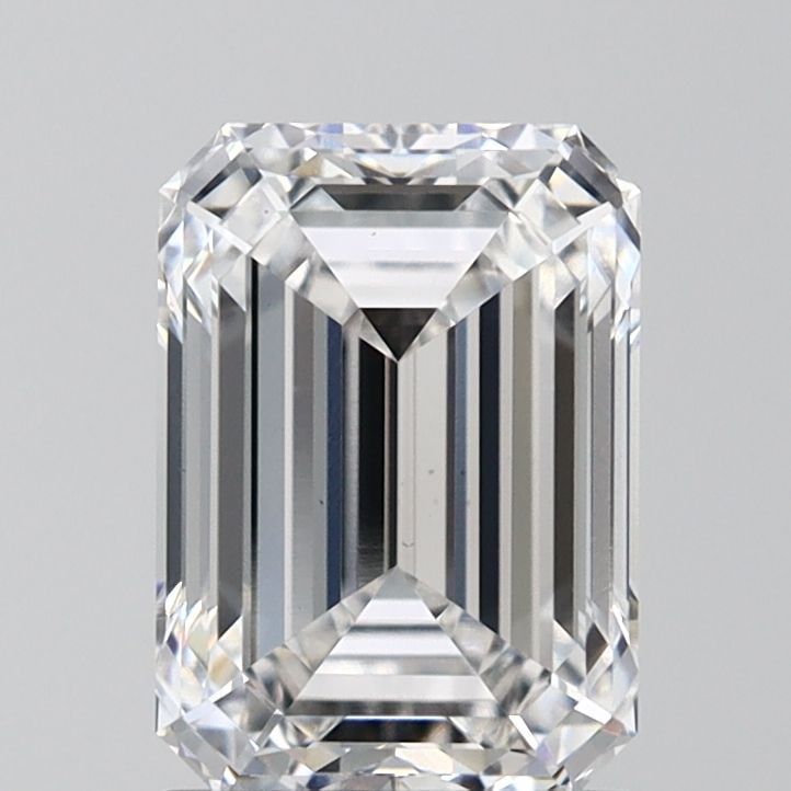 Loose Diamond - EMERALD 2.02ct E VS1: Loose Diamond - EMERALD 2.02ct E VS1 Source: This is a real non-mined Diamond that has been grown in a lab Shape: EMERALD Carats: 2.02 Color: E Clarity: VS1 Certification: GIA Video: