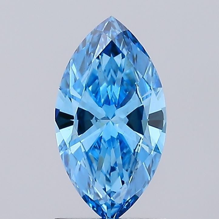 Loose Diamond - MARQUISE 1.11ct Fancy Vivid Blue VVS2: Loose Diamond - MARQUISE 1.11ct Fancy Vivid Blue VVS2 Source: This is a real non-mined Diamond that has been grown in a lab Shape: MARQUISE Carats: 1.11 Color: Fancy Vivid Blue Certification: IGI Vide