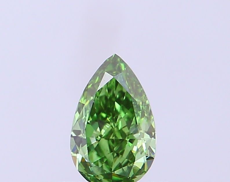 Loose Diamond - PEAR 0.32ct Fancy Vivid Green VS1: Loose Diamond - PEAR 0.32ct Fancy Vivid Green VS1 Source: This is a real non-mined Diamond that has been grown in a lab Shape: PEAR Carats: 0.32 Color: Fancy Vivid Green Certification: IGI Video:
