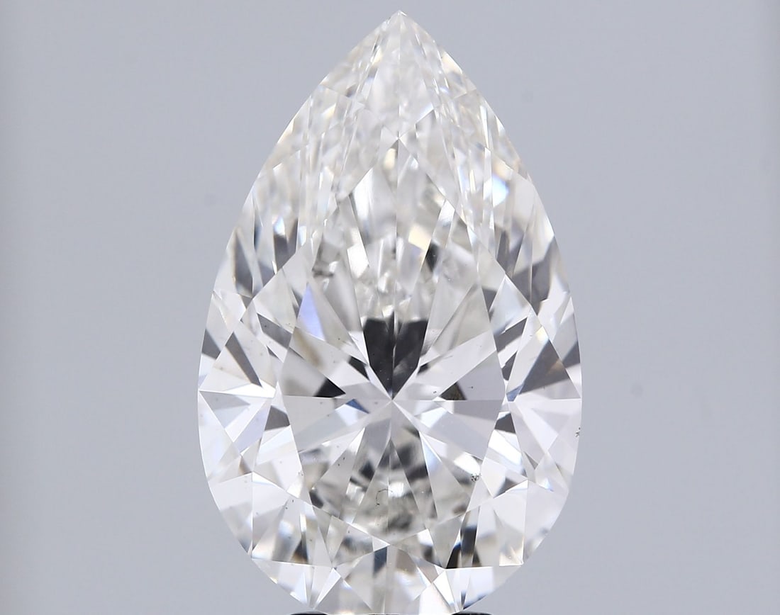 Loose Diamond - PEAR 10.2ct G VS2: Loose Diamond - PEAR 10.2ct G VS2 Source: This is a real non-mined Diamond that has been grown in a lab Shape: PEAR Carats: 10.2 Color: G Clarity: VS2 Certification: IGI The Diamond Depot Guarantee: A