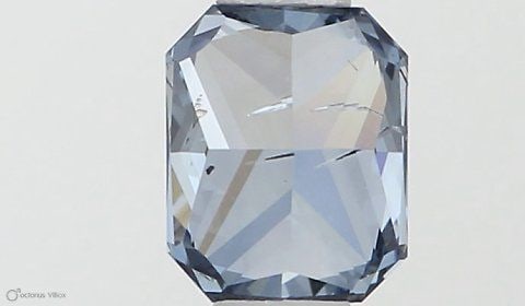 Loose Diamond - RADIANT 0.37ct Fancy Vivid Blue SI2 (1 of 1)