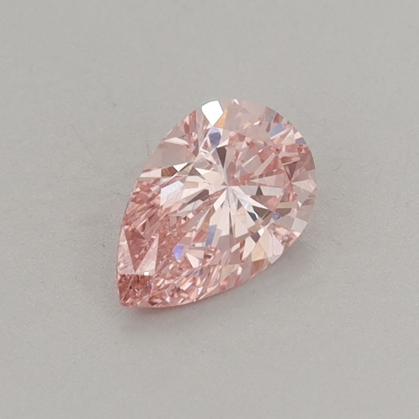 Loose Diamond - PEAR 0.54ct Fancy Vivid Pink VS1: Loose Diamond - PEAR 0.54ct Fancy Vivid Pink VS1 Source: This is a real non-mined Diamond that has been grown in a lab Shape: PEAR Carats: 0.54 Color: Fancy Vivid Pink Certification: IGI The Diamond D