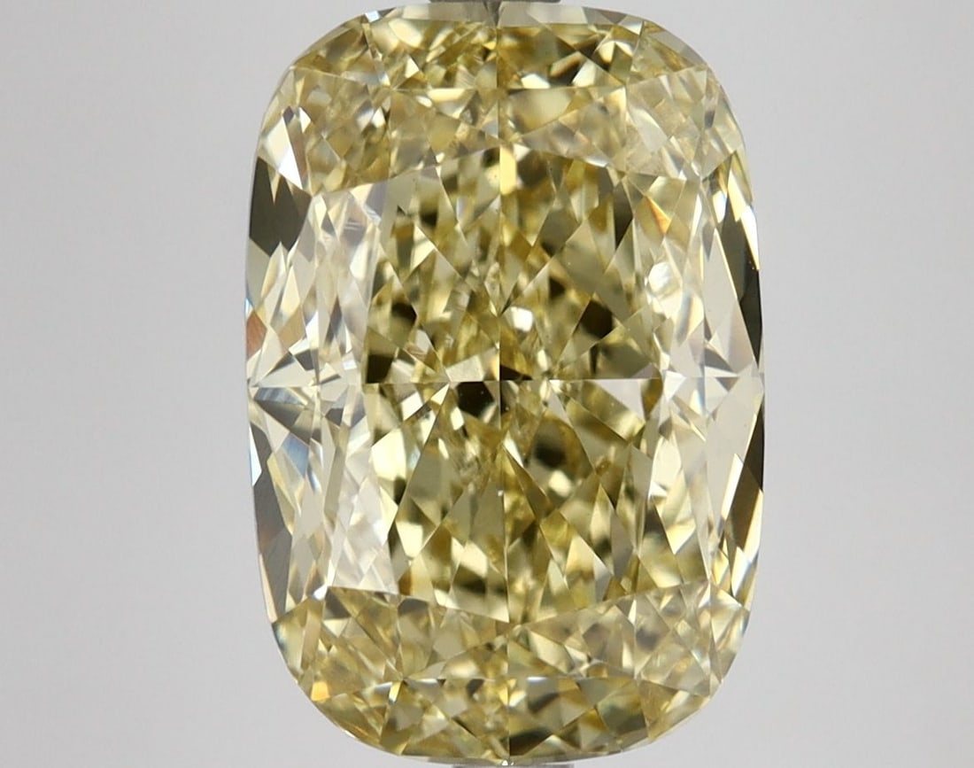 Loose Diamond - CUSHION MODIFIED 5.62ct Fancy Intense Yellow VS1: Loose Diamond - CUSHION MODIFIED 5.62ct Fancy Intense Yellow VS1 Source: This is a real non-mined Diamond that has been grown in a lab Shape: CUSHION MODIFIED Carats: 5.62 Color: Fancy Intense Yellow
