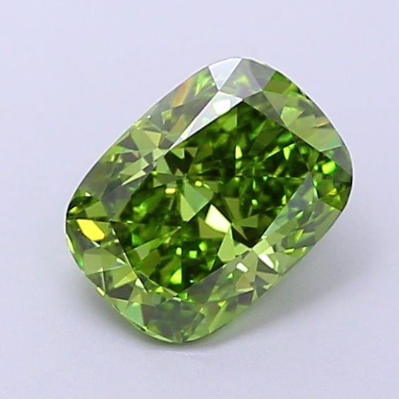 Loose Diamond - CUSHION MODIFIED 1.13ct Fancy Vivid Green VVS2: Loose Diamond - CUSHION MODIFIED 1.13ct Fancy Vivid Green VVS2 Source: This is a real non-mined Diamond that has been grown in a lab Shape: CUSHION MODIFIED Carats: 1.13 Color: Fancy Vivid Green Certi