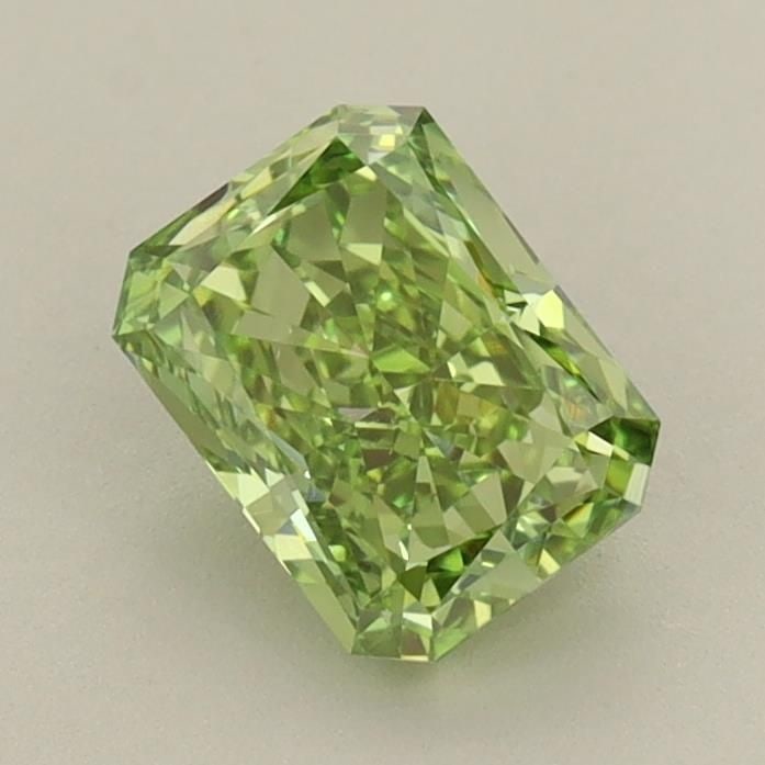 Loose Diamond - RADIANT 1.02ct Fancy Vivid Green VVS2: Loose Diamond - RADIANT 1.02ct Fancy Vivid Green VVS2 Source: This is a real non-mined Diamond that has been grown in a lab Shape: RADIANT Carats: 1.02 Color: Fancy Vivid Green Certification: IGI Vide