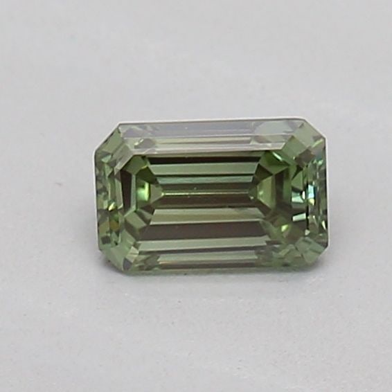 Loose Diamond - EMERALD 0.22ct Fancy Vivid Green VS2: Loose Diamond - EMERALD 0.22ct Fancy Vivid Green VS2 Source: This is a real non-mined Diamond that has been grown in a lab Shape: EMERALD Carats: 0.22 Color: Fancy Vivid Green Certification: IGI Video