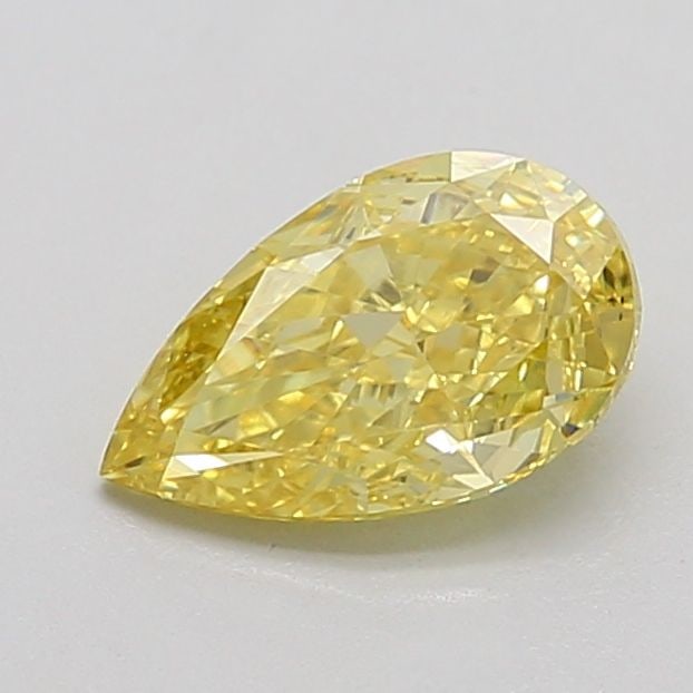 Loose Diamond - PEAR 0.89ct Fancy Vivid Yellow VS1: Loose Diamond - PEAR 0.89ct Fancy Vivid Yellow VS1 Source: This is a real non-mined Diamond that has been grown in a lab Shape: PEAR Carats: 0.89 Color: Fancy Vivid Yellow Certification: NONE Video: