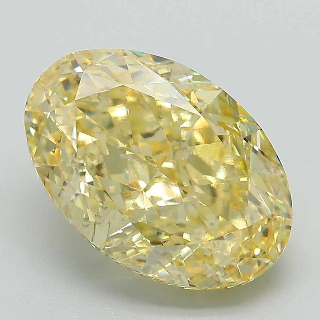 Loose Diamond - OVAL 6.4ct Fancy Vivid Yellow VS1 (1 of 1)