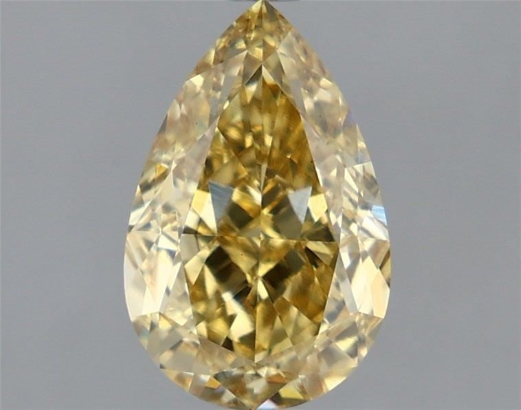 Loose Diamond - PEAR 2.52ct Fancy Intense Yellow VS1: Loose Diamond - PEAR 2.52ct Fancy Intense Yellow VS1 Source: This is a real non-mined Diamond that has been grown in a lab Shape: PEAR Carats: 2.52 Color: Fancy Intense Yellow Certification: IGI Video