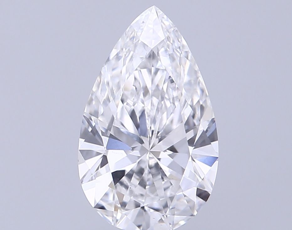 Loose Diamond - PEAR 0.6ct D VS1: Loose Diamond - PEAR 0.6ct D VS1 Source: This is a real non-mined Diamond that has been grown in a lab Shape: PEAR Carats: 0.6 Color: D Clarity: VS1 Certification: IGI Video: